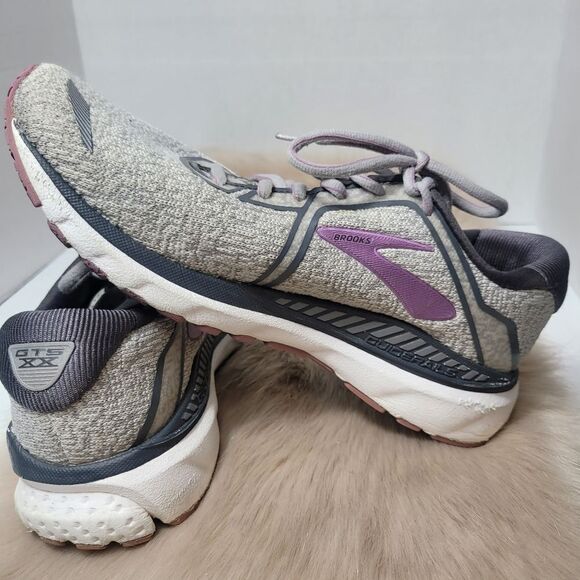 Brooks Adrenaline GTS 20,1202961B030 Women’s Gray Purple Running Shoes Size 9.5 - Picture 8 of 14